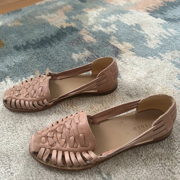Nisolo Huarache Sandal in Desert Rose - Picture 4 of 4